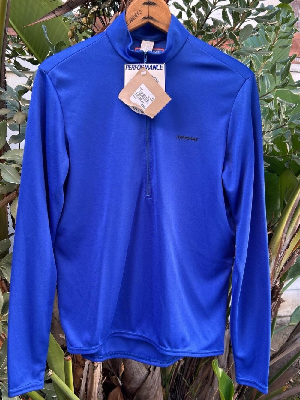 Vintage 2000s Performance NORBA Cycling Jersey Half Zip Blue M NWT